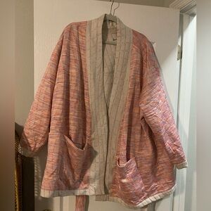 NWT Nike Yoga women’s 3X reversible cardigan / jacket with belt.